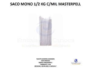 SACO MONO 1/2 KG C/MIL MASTERPELL