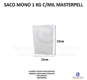 SACO MONO 1KG C/MIL MASTERPELL