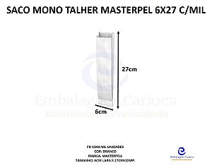 SACO MONO TALHER MASTERPEL 6X27 C/MIL