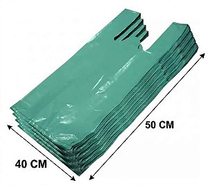 SACOLA SUPER VERDE 40X50 C/1000 OUROSAC