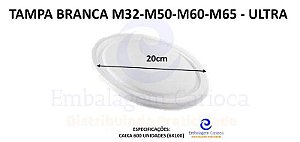 TAMPA BRANCA M32-M50-M60-M65 FD C/6X100 ULTRA 20CM