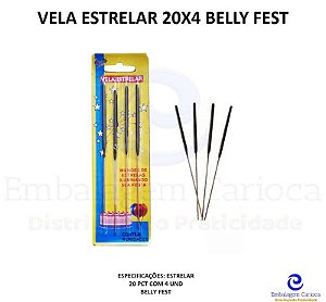 VELA ESTRELAR 20X4 BELLYFEST