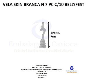 VELA SKIN BRANCA N 7 PC C/10 BELLYFEST