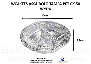 WCAKEFS ASSA BOLO TAMPA PET CX.50 WYDA - 800ML XXX