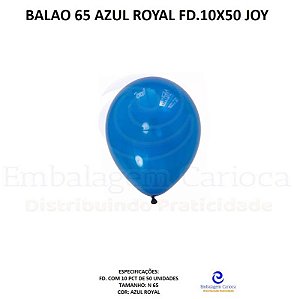 BALAO 65 AZUL ROYAL FD.10X50 JOY