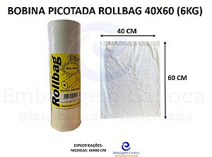 BOBINA PICOTADA ROLLBAG 40X60 KG