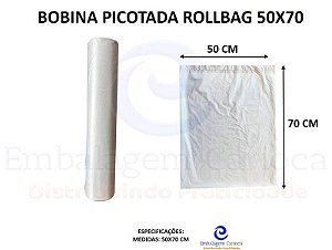BOBINA PICOTADA ROLLBAG 50X70 KG