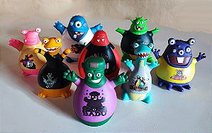 Poupançudos Do Rock Coleção Completa Cofrinho Caixa Monstros