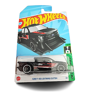 Hot Wheels Ford F-150 Lightning Cust Green Speed Lote H 2024