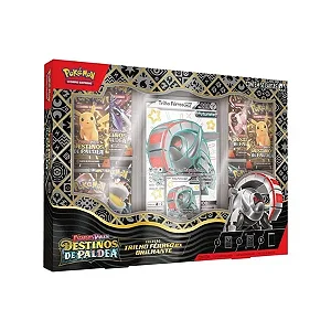 Box Pokémon Destinos De Paldea Trilho Ferro Ex Brilhante
