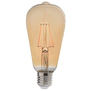 Lâmpada Pera Led Retro Dimerizavel