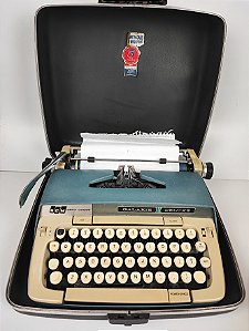 Máquina de Escrever SCM Smith-Corona Galaxie Deluxe FUNCIONANDO