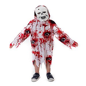 Fantasia Vampiro Infantil Curto - Halloween