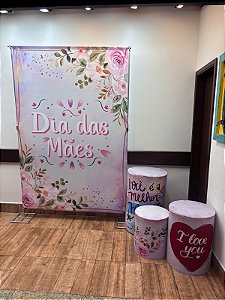 Trio Capa Cilindro Vest Fácil Dia Das Mães 3 + Painel Casado