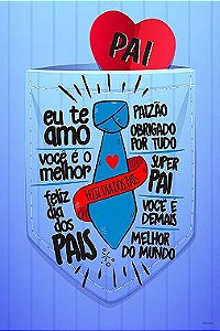 Painel Festa Retangular Casado 1,5x2,2 Dia dos Pais 1