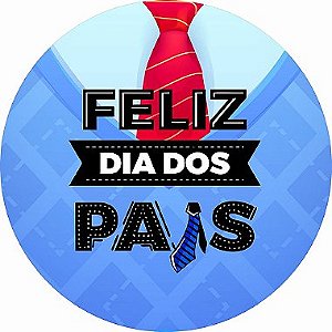 Painel Festa Redondo Dia Dos Pais 1, 3d 1,50 Diametro