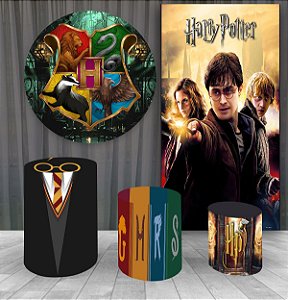 Kit 8 Poster Harry Potter Capas Filmes