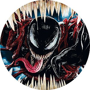 Painel Festa Redondo Venom, Homem Aranha 3d Sub 1,50 Dia