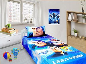 Jogo De Lençol Cobre Leito E Fronha Buzz Lightyear 1