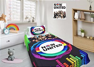 Jogo De Lençol Cobre Leito E Fronha, Now United 1