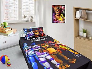 Jogo De Lençol Cobre Leito E Fronha , Five Night 1