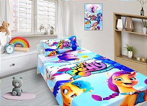Jogo De Lençol Cobre Leito E Fronha , My Little Pony mod 1
