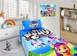 Jogo De Lençol Cobre Leito E Fronha , My Little Pony mod 2