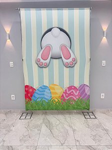 Painel Festa Retangular Para Casado 1,5x2,2m Pascoa 5