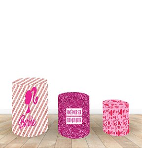 Capa Para Trio De Mesas 3 Cilindro Barbie Mod 1