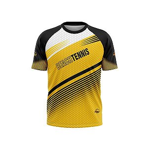 Camiseta Beach Tennis Dry Fit Com Proteção Uv50+ Everest mod 2
