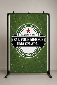 Painel Festa Retangular Interativo P/ Casado 1,5x2,2m Dia Dos Pais 4
