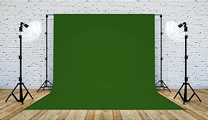 Tecido Fundo Infinito Fotográfico Chroma Key 1,78 X 2,20m - Verde Musgo