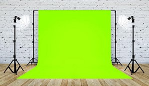 Tecido Fundo Infinito Fotográfico Chroma Key 1,78 X 2,20m - Verde Neon