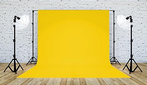 Tecido Fundo Infinito Fotográfico Chroma Key 1,78 X 2,20m - Amarelo
