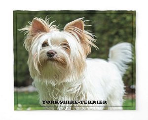 Manta, Cobertor Fleece Estampado Para Pet, Yorkshire-Terrier
