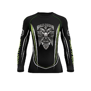 Camiseta Feminina Moda Praia Prot. Uv 50 Térmica Dry Moto 4