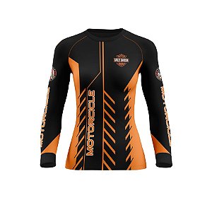 Camiseta Feminina Moda Praia Prot. Uv 50 Térmica Dry Moto 3