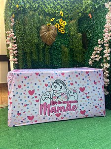 Capa De Mesa Para Festa Tecido Veste Fácil Dia Das Mães 2