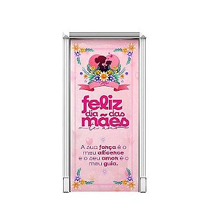 Capa Porta Para Decoração Dia Das Mães Tecido 0,87x2,23 Mod3