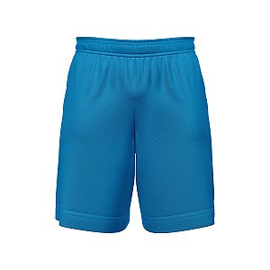 Bermuda Masculina Dryfit Com Bolso Academia Corrida Azul
