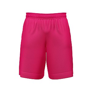 Bermuda Masculina Dryfit Com Bolso Academia Corrida Pink