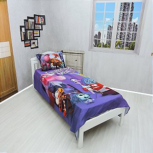 Jogo De Lençol Decorativo E Fronha Solteiro Divertidamente 2