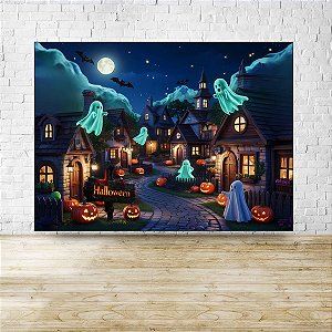 Fundo Fotográfico Dia das Bruxas Halloween 1,75x2,60 1