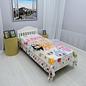 Manta Cobertor Labubu Solteiro Ultra Soft Macia Quentinha 1