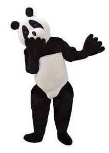 MASCOTE URSO PANDA PELÚCIA