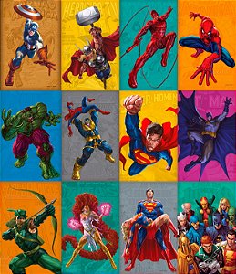 Combo #2: 12 Dossiês Marvel/DC