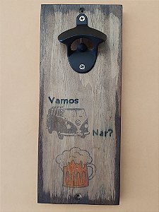 Abridor de garrafas Rústico: Tema  Kombi