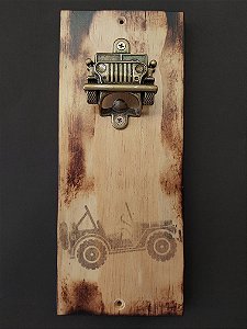 Abridor de garrafas Rústico: Tema  Jeep