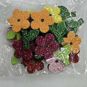 Flor com Caule - 15 UN