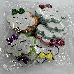 Nuvem com Laço Colorido- 15 UN